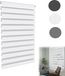UISEBRT Zebra rolgordijn dubbel 90x220 cm, blanc
