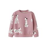 NAME IT MINI sweater met print - roze