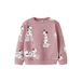 NAME IT MINI sweater met print - roze