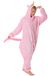 corimori 1852 Rose de eenhoorn dames heren onesie jumpsuit pak eendelig kostuum verkleedkleding maat 180-190 cm, roze
