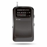 Energy Sistem Pocket Radio - draagbare AM/FM-radio met batterijvoeding met mini-jack uitgang en visuele tuningweergave