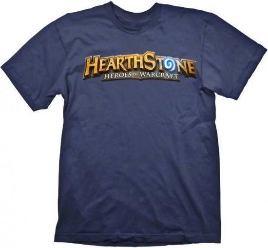 Gaya Entertainment Hearthstone T-Shirt Logo Navy (S)