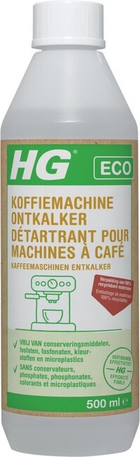 HG ECO Koffiemachine Ontkalker Citroenzuur 500ml - Geschikt voor Espresso- en Padkoffiemachines
