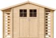 Timbela M391F - Houten tuinhuis-brandhoutschuurtje - 5,47 m² - 206x328xH218 cm - zonder vloer