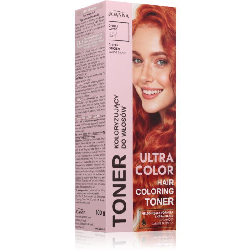 Joanna Ultra Color Toner do włosów Chilly latte 100 g