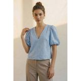 VERO MODA top lichtblauw