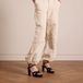 No Stress - Dames - Zwarte leren sandalen met hak - Maat 41