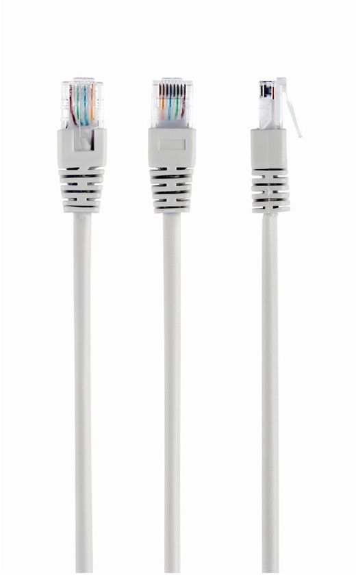 Cablexpert Netwerkkabel/Internetkabel 1 meter CAT5E UTP RJ45 - Grijs