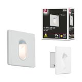 Paulmann 92923 LED inbouwlamp wandinbouwlamp vierkant incl. 1x2,7 watt inbouwspot wit spot kunststof inbouwlamp 2700 K