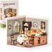 Robotime DIY Super Store Sweet Sips Teas - DW011 - Miniatuur - Poppenhuis - Bouwpakket - DIY