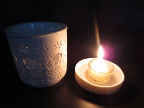 Dragon Oliebrander wit vlinders - Geurbrander