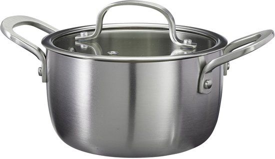 Cookinglife Kookpan Signature Steel - RVS - ø 16 cm / 1.2 Liter