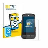 BROTECT Screenprotector 3 Pièces pour Wahoo Elemnt Bolt 3 Verre Protecteur Transparent