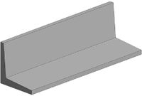 Evergreen Polystereen L-profiel (l x b x h) 350 x 1.5 x 1.5 mm 4 stuk(s)