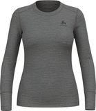 Odlo Natural Merino 200 Lange Mouwen Thermoshirt Vrouwen - Grijs - Maat XS