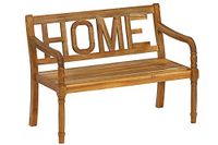 Dehner Tuinbank Home, 2-zits, ca. 120 x 64 x 89 cm, FSC® acaciahout, natuur