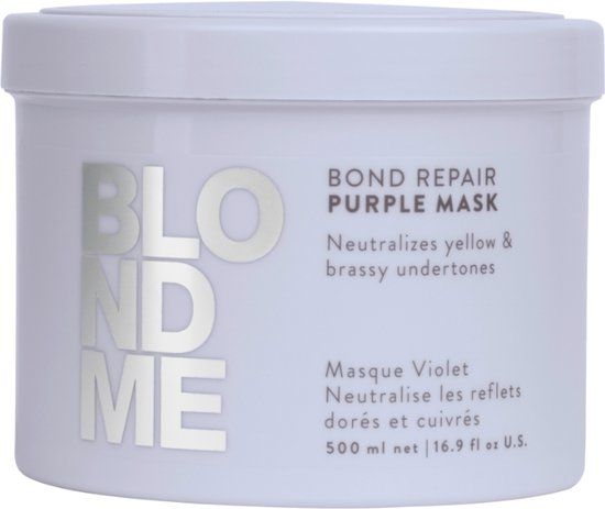 Schwarzkopf - BlondMe Bond Repair Purple Mask - 0 ml