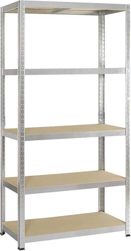 AVASCO STRONG 265 Opbergrek - 90 x 60 x 180 cm - 5 legplanken - GALVA