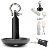 Newport Vessels Premium paddestoel anker kit w/tas, touw, boei en roestvrij hardware