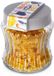 Excellent Houseware Glazen Voorraadpot 900 ml Grijze Deksel