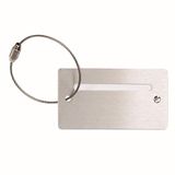ALASSIO Unisex-Adult bagagelabel, zilver (zilver), 8 centimeter