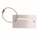 ALASSIO Unisex-Adult bagagelabel, zilver (zilver), 8 centimeter