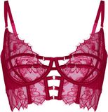Hunkemöller Bea Non-Padded Underwired Longline Bra Red