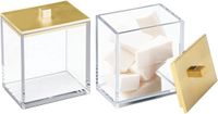 Merkloos / Sans marque Wan GmbH Badmat Badkamermat - Doorzichtig/Goud