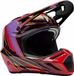 Fox V3 RS Canvas Motorcross helm - Zwart/Rood - Maat S