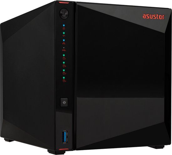ASUSTOR Nimbustor 4 AS5304T NAS - Intel Celeron J4105 - 4GB RAM - Black