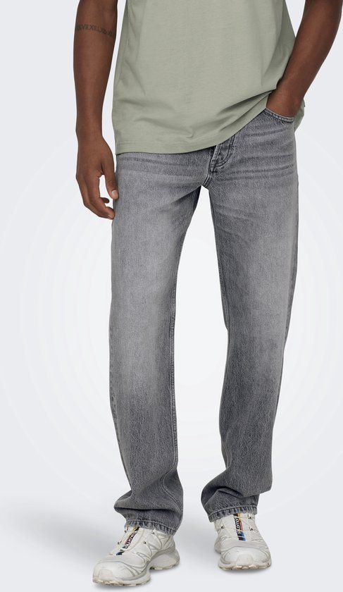 Only & Sons Edge Straight Jeans Heren - Maat W30 X L32