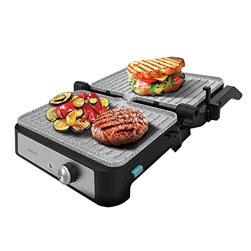 Cecotec Rock'n Grill 1500 Take&Clean Stone - Elektrische Grill - 1500 W