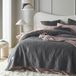 room99 Feel Elegante sprei in donkergrijs, 240 x 260 cm