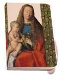 Bekking & Blitz Notitieboek A5 Softcover Kunst Vlaamse Primitieven Madonna met kanunnik Joris van der Paele Jan van Eyck Musea Brugge