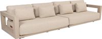 4 Seasons Outdoor Metropolitan 4 zitsbank 2 delig latte