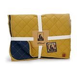 Beeztees K&Bz DBL woondeken Futon geel blauw 200x150 1200g