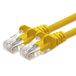 1aTTack.de CAT 5e UTP netwerkpatchkabel met 2x RJ45-connectoren, 10 m, geel