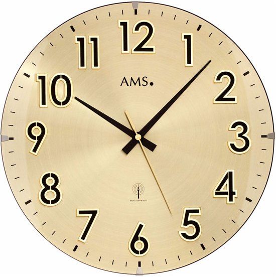AMS 5974 Wandklok Radiogestuurd