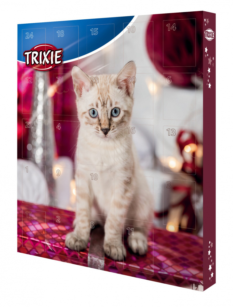 TRIXIE Adventskalender Kat voor Kerst - Kattensnack - 300 g