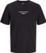 JACK&JONES JREBJEANS REBEL PRINT TEE SS O-NECK SN Noir Coton Taille S