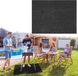 Tapis de sol pour barbecue 90x120cm Gris Plastique