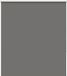 Store enrouleur occultant 125x175 cm largeur tissu 121,6 cm gris