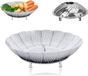 Panier vapeur - Cuiseur vapeur - Inox - Diamètre 24 cm - Argent