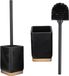 KADAX Brosse WC avec support (carré noir)
