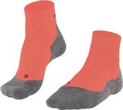 FALKE TK5 Short anti-blaar dun wol functioneel materiaal wandelsokken dames oranje - maat 39-40