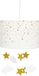 ATMOSPHERA INTERIEUR CREATOR Lampe suspendue avec nuages/étoiles - Blanc - Ocre - Chambre d'enfant
