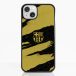 FC Barcelona Coque de Téléphone 3D Officielle Noire et Jaune avec des rayures abstraites