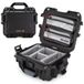 NANUK 905 Pro Photo-set - Lichtgewicht, waterdichte beschermkoffer met gewatteerde verdelers en 2 opbergvakken in het deksel (31,75 × 25,65 × 15,24 cm) Stofbestendig en schokbestendig (Zwart)