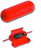 Benson Stekkersafe - Veiligheidsbox - Bescherming voor stekkerverbindingen - Kunststof - Rood - IP44 - 21 x 6,5 x 7 cm