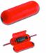 Benson Stekkersafe - Veiligheidsbox - Bescherming voor stekkerverbindingen - Kunststof - Rood - IP44 - 21 x 6,5 x 7 cm